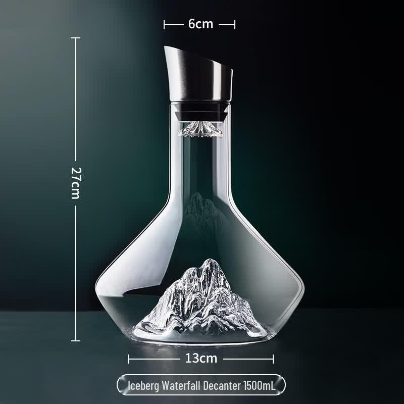 MDNG Iceberg Waterfall Wine Decanter