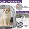 Cat Carrier Bag Oxford Cloth Foldable Pet Carrier Cage Breathable Carrier Portable Dog Crate Bag with Food Bowl Shoulder Strap