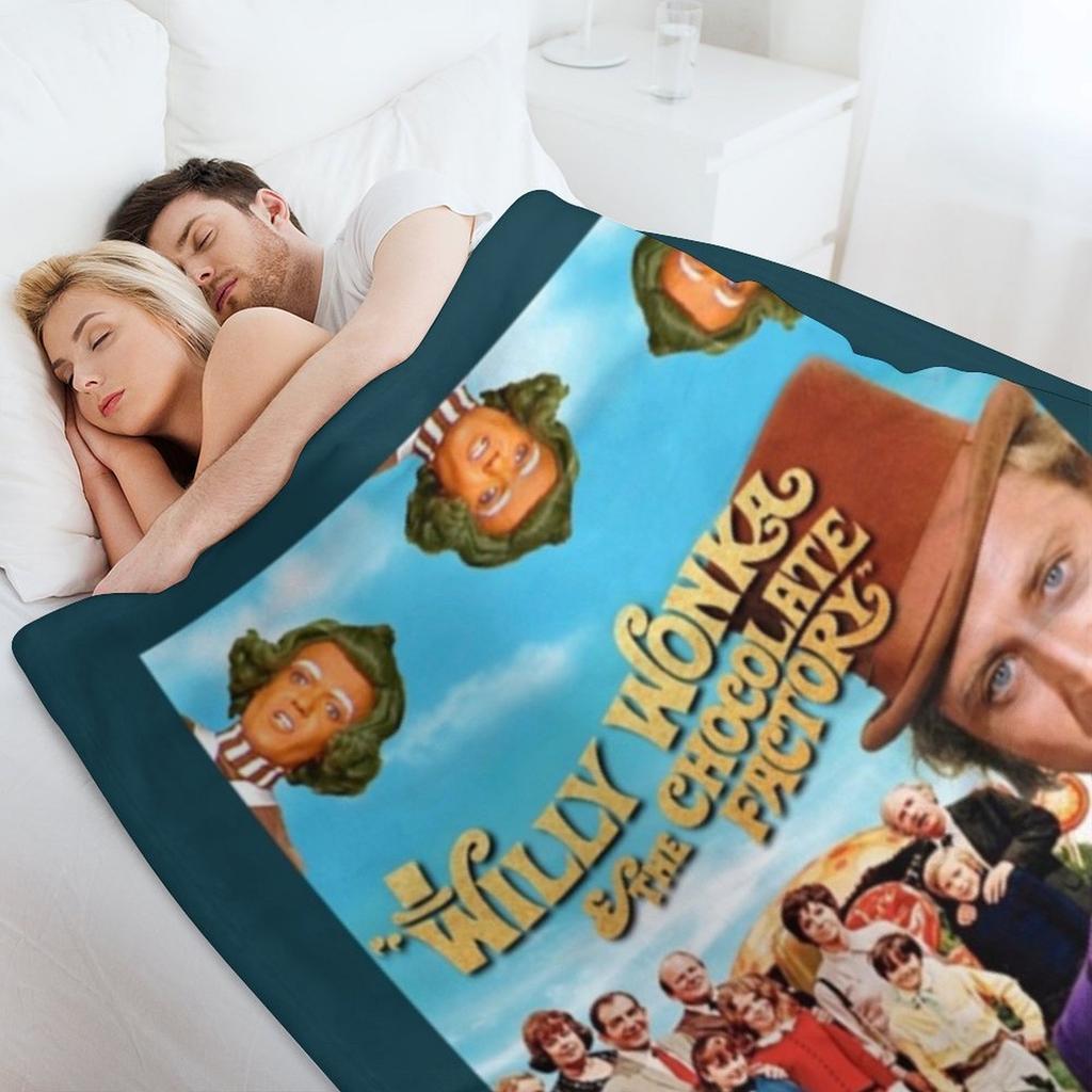 The chocolate factory Throw Blanket Hairys Cute Kid'S Blankets For Sofas Blankets