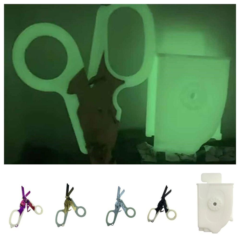 Raptors Emergency Response Shears Fluorescence Folding Pliers Folding Scissors  Multitool