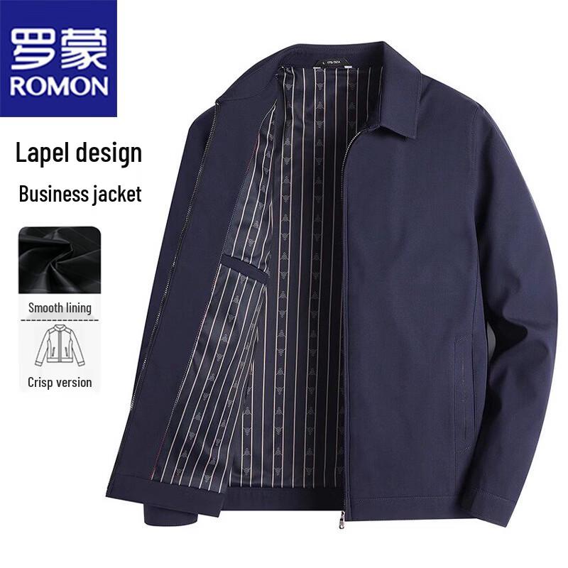 ROMON Men's Spring/Autumn Casual Lapel Business Jacket