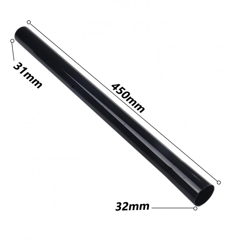 45cm Attachment Extension Tubes Plastic Pipe Hose Black 2x Vacuum Cleaner Wands