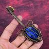 Sodalite Gemstone Pendant Handmade Guitar Pendant Copper Wire Wrapped Jewelry