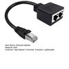 Ethernet-Kabel-Splitter Einfache Installation Breite RJ45 High-Speed-Kompatibilität Netzwerkadapter Internet-Port