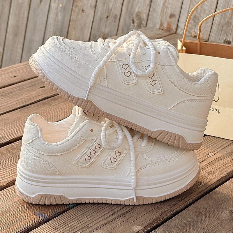 New platform women's original design versatile sports casual shoes with wide-leg pants board shoes