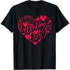 Happy Valentines Day Shirts Valentine Love Heart Printed Cotton Men T Shirt