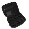 Action Camera Carrying Case Storage Bag PU 2 Way Zipper Soft Liner Camera Accessory with Shoulder Strap for Insta360