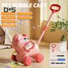 Dog Bubble Machine for Toddlers Portable Bubble Maker Blower Toy with Lights Large Output Rechargeable Lion Elephant Shape Indoor Outdoor Play Toys