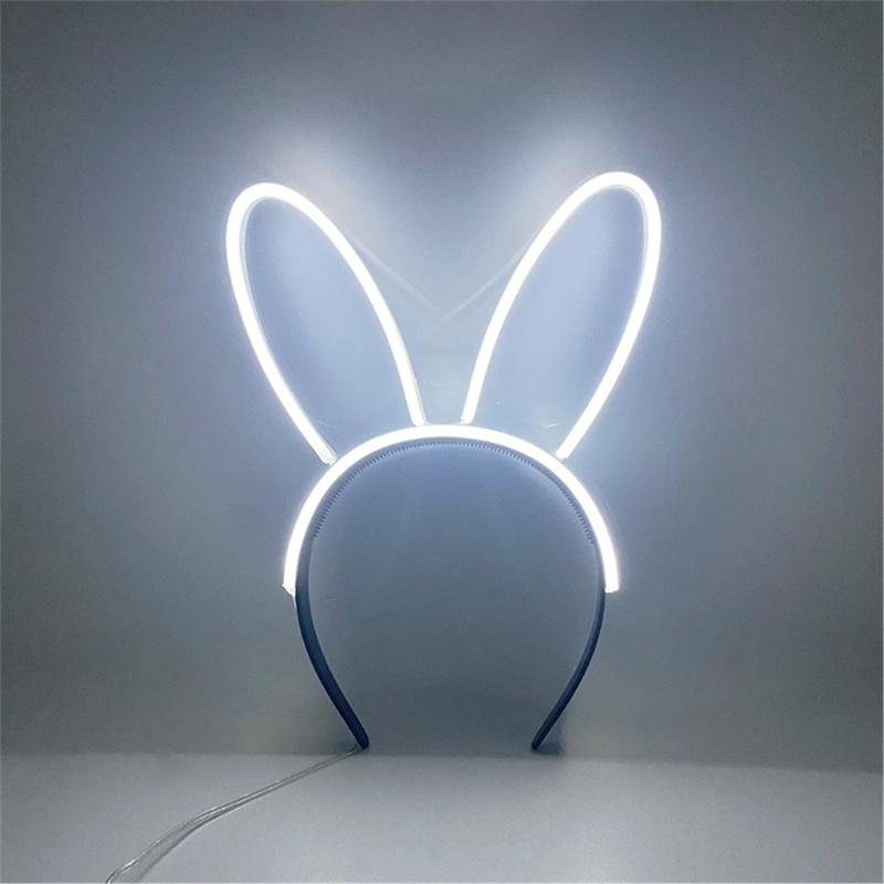 LED Glowing Hairband For Parties With Color Changing Lights And Comfortable LED Costume Props Role Play Birthday Party