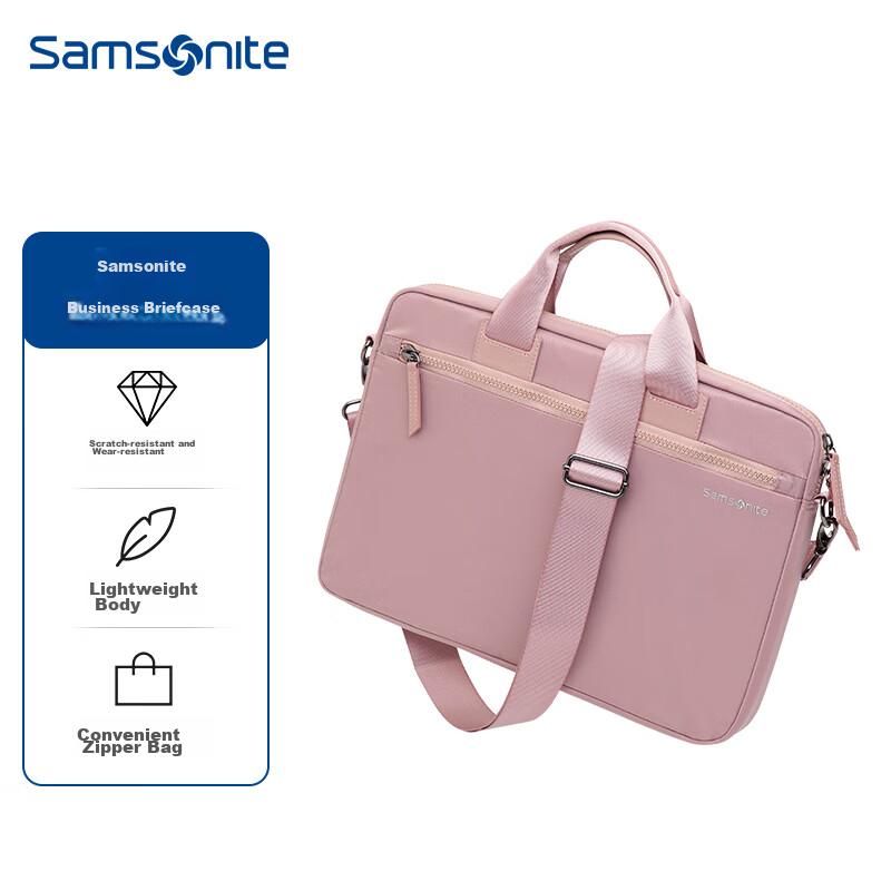Samsonite Laptop Bag, Handbag for Women, 14-Inch Huawei Notebook Bag, Large Capacity Business Briefcase, Inner Pocket, Lightweight And Slim