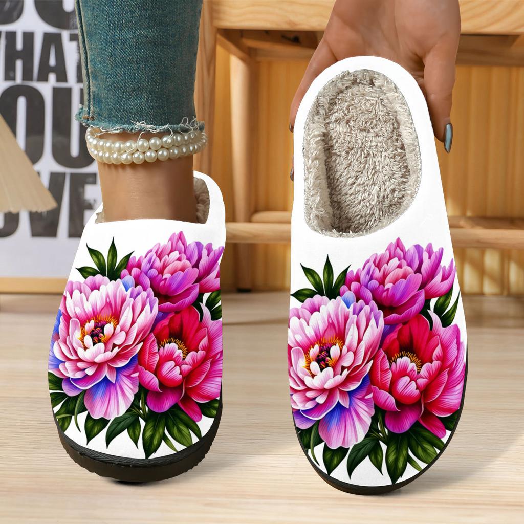 Lässige Baumwollschuhe - Niedliche Cartoon-Hausschuhe für Damen und Herren
