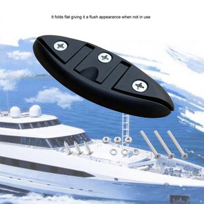 Ship Folding Cleat Wear-resistant High Strength Corrosion Resistant Portable Easy Installation Boat Folding Cleat Flip-up Dock Cleat Supplies