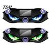 Auto Interior Night Lights Solar Devil Eyes Light for Windshield, Window Warning Sign with Three Smart Modes, Automotive Ambient Lighting Kits