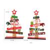 Detachable Christmas Tree Wooden Ornaments Table Top Dress Up Photo Props For Christmas Decoration