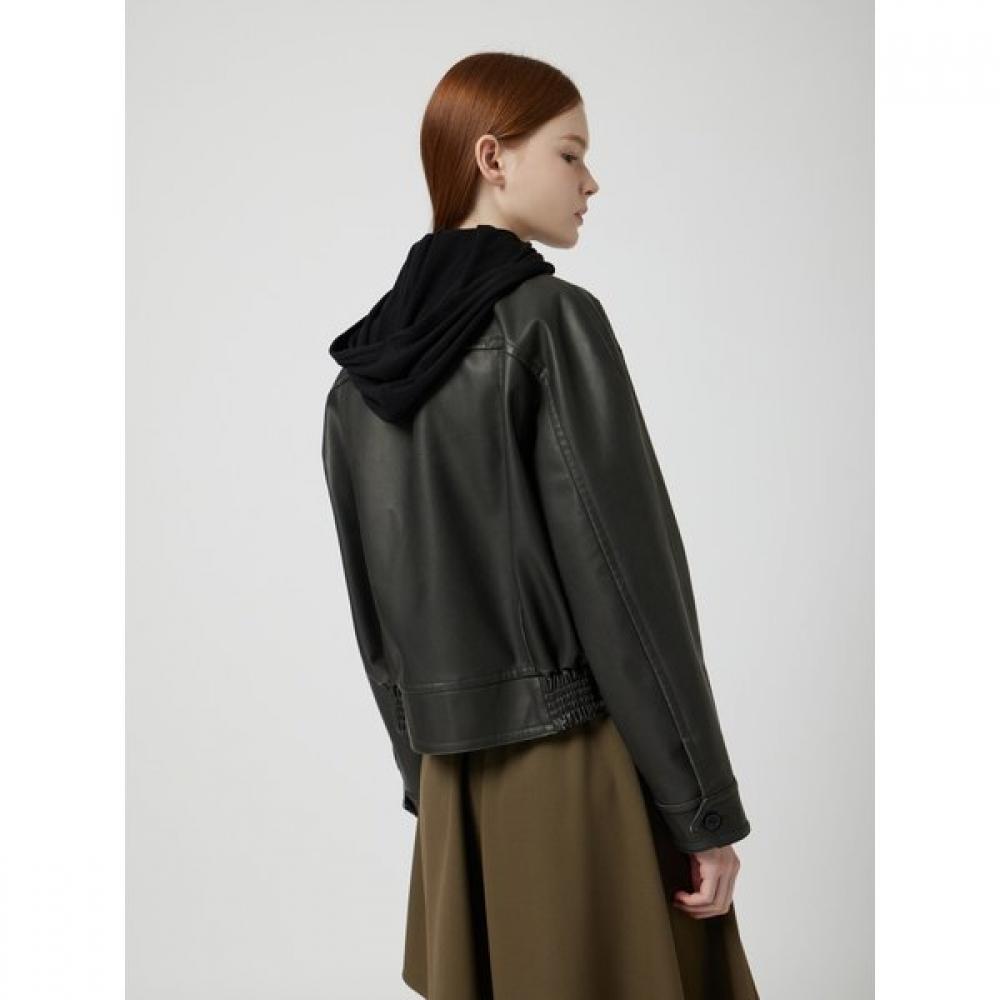 Cc Collect Fake Leather Vintage Blouson Jacket C254psf512