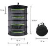 4/6/8 Layer Hanging Drying Rack with Zippers Foldable Plant Drying Net  Drying Rack Hanging Mesh for Plants Seeds and Buds