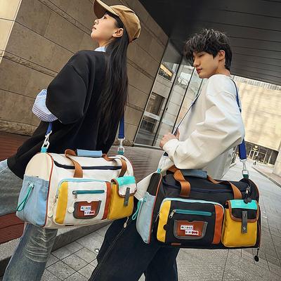 Borsa da viaggio per donna: Borsa Premaman di Grande Capacità con Valigia, Borsa Aggiuntiva per Bagagli, Separazione Asciutto e Umido, Borsa Sportiva Portatile per Uomini