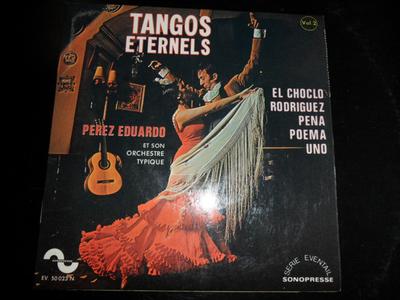 7inch Record ORCHESTRE PEREZ EDUARDO  Tangos Eternels Vol.2 EV50023N SONOPRESSE France CountryFolk Used