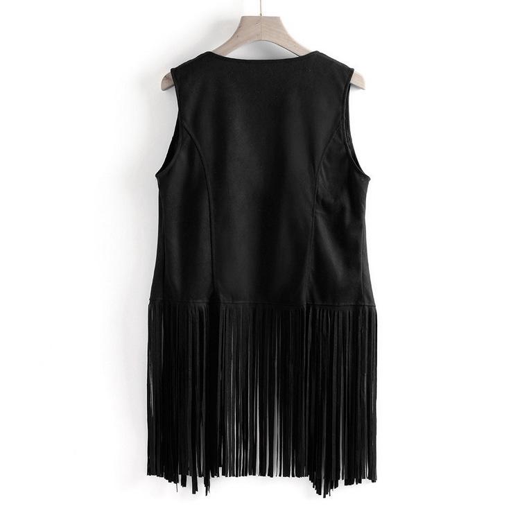 2024 European & American Spring/Summer Women's Slim Tassel Vest Tank Top