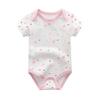 Kiddiezoom 5 Pcs Fashion Baby Boys Girls Bodysuits 100%Cotton Soft Newborn Clothes