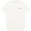 Skechers Colorful Casual Series Breathable Printed Design Sports Simple Pullover Short Sleeve T-Shirt Unisex Tops Cotton-Candy-White FHL223U043-0074