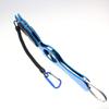 1091 Fish Lightweight Aluminum Fish Long Reach Gun Grip (Iregui) Grip, Grip, (Blue (Resin Trigger))