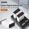 1800mAh LP-E17 LP E17 Camera Battery with USB Cable Charger for Canon EOS RP 200 250D M3 M5 M6 750D 760D T6i T6s 800D 8000D 77D Kiss X8i