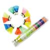 12 Pieces Badminton Balls Colorful Portable Shuttlecocks Supplies High Quality