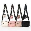 Waterproof Black Nylon Dog Walking Bag Crossbody Small Dog Treat Pouch Poop Bag Dispenser Personalized Bag for Dog Walking