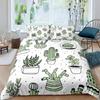 Cactus Duvet Cover Set Bohemian Desert Style Double For Adults Queen King Size Bedding Set With Pillowcase For Bedroom