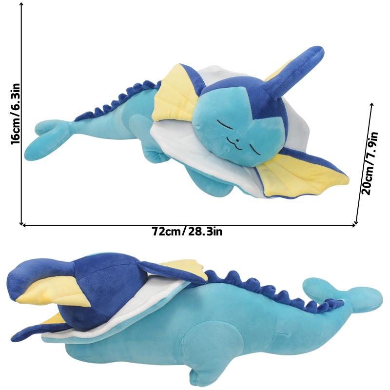 Kawaii Pokemon Sleep Cubone Slowpoke Chikorita Psyduck Lucario Piplup Perne de pluș Jucării Lapras Furret Dragonair Mew Peluche Papusa