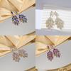 Fashion Glitter Leaf Earrings For Women With Dangle Design In Autumn