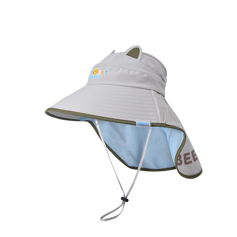 Forest Beerus Letter Girls Kids Sunshade Cap Guard Floppy Brim Summer Outdoor