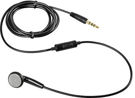 Наушники Lampa Моно-наушники с Mikrofon, 3,5mm-Klinke, 120cm Kabel (38897) черный