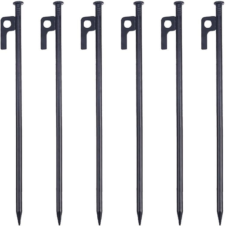 Steel Tent Stakes Heavy Type Rustproofed Ground Pegs for Camping Beach Backpacking Secure Windproofed