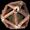 Catnip & Matatabi Ball Cat Toy with Bell Teething Stick