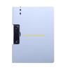W89C Standard Size Flipping Clipboard Folder With Metal Clip File Organiser wth Writing Board For School Office 12.6x9.25In