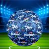 Custom Name Personalized Cosmic Bot Crew Print Size 5 Soccer Ball Training & Match Football, for Team, Kicking, Gift for Football Enthusiasts
