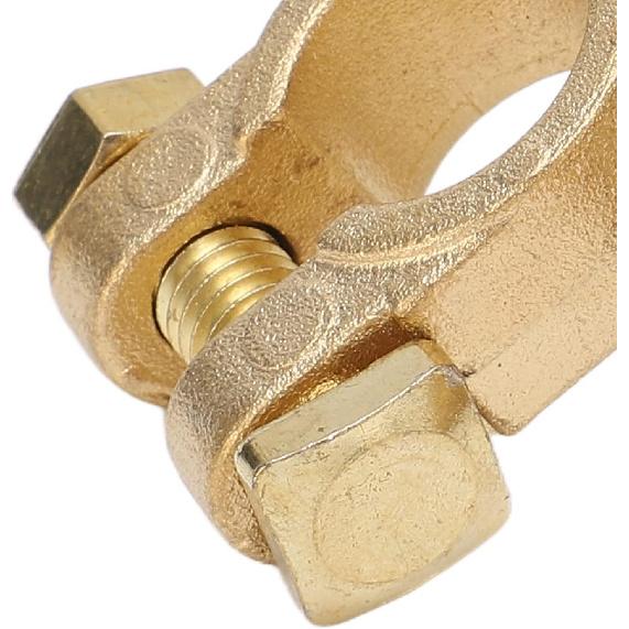 Battery Terminal, 1 Pair SAE To JIS Car Brass Battery Terminal Connector Positive Negative Top Post Battery Terminal for Auto Power Supply Prevent