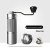 Stainless Steel Manual Coffee Grinder with External Adjustment and Seven-Star Ghost Teeth for Pour-Over Brewing