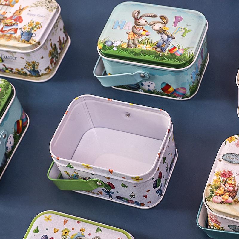 Adorable Cartoon Chocolate & Cookie Tin Box - Children's Gift or Wedding Favor Storage