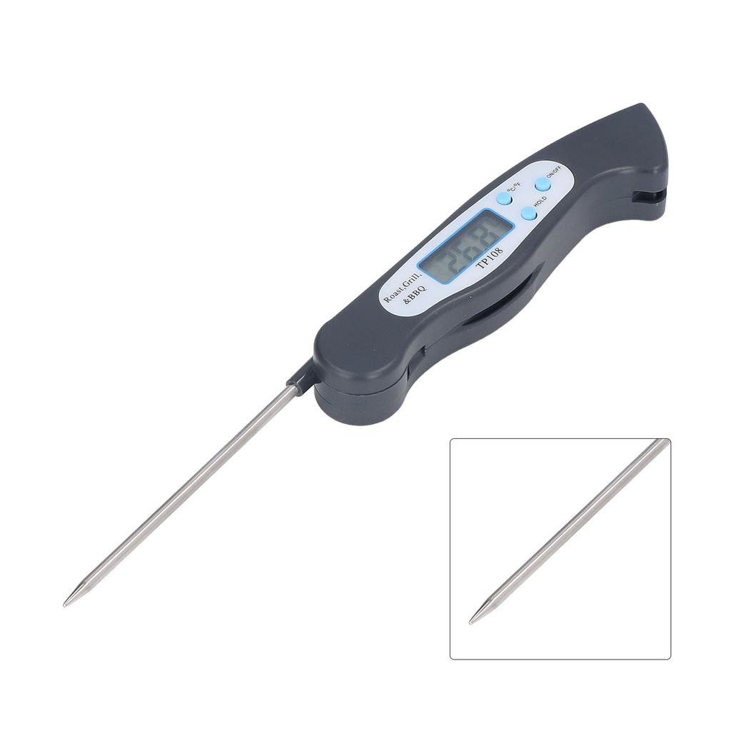 Multi Angle Measurement Meat Thermometer Fast Digital Food Thermometer with Foldable Probe for Cooki