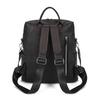 Backpack PU Soft Leather Texture Women Shoulder Bag Large Capacity Minimalist Travel Bag Fashion Commuter Bag