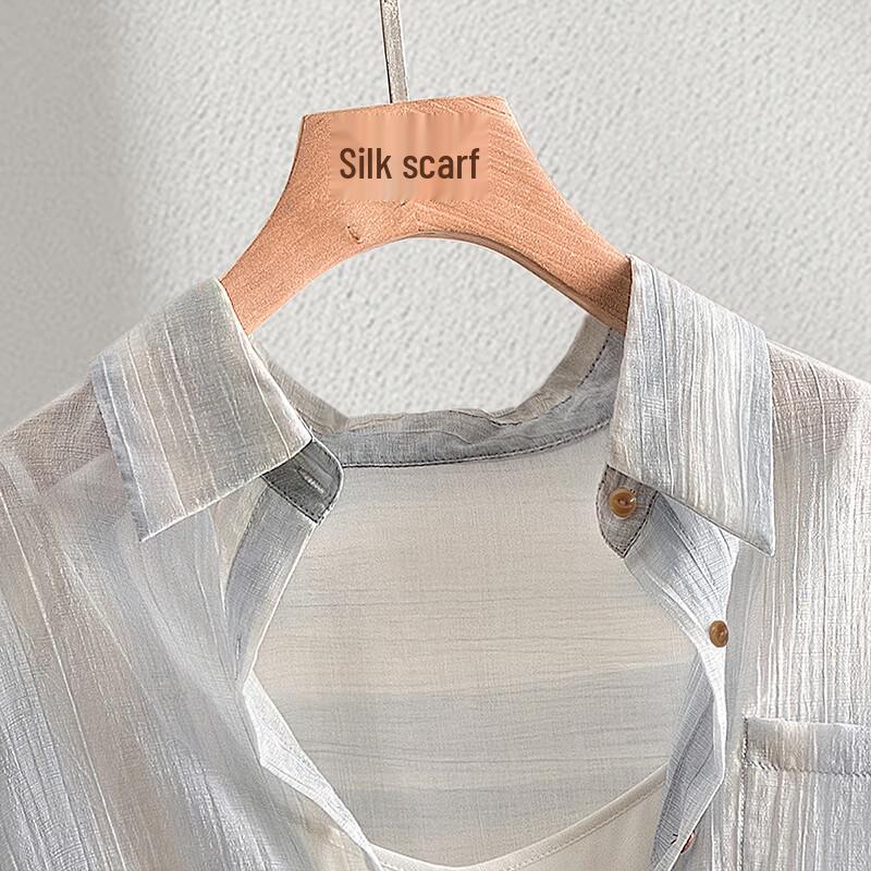 Women's Fashion Lapel Long-Sleeve Loose Shirt