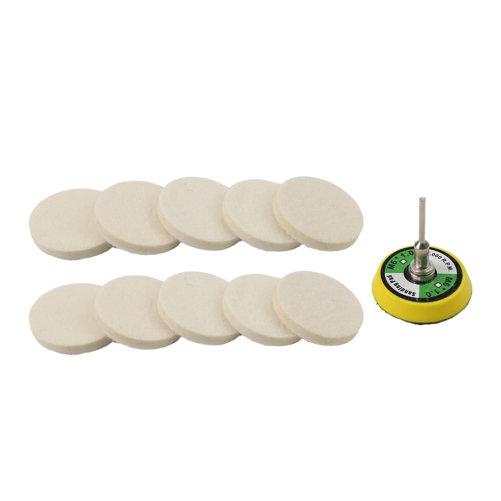 

11Pcs/Set Polishing Pad Polishing Wheel With Mandrel Woodworking Tools