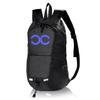 Colorful Led Backpack Riding Backpack Outdoor Hiking Backpack For Bike Riding Men Women Lightweight Backpack 15L Black