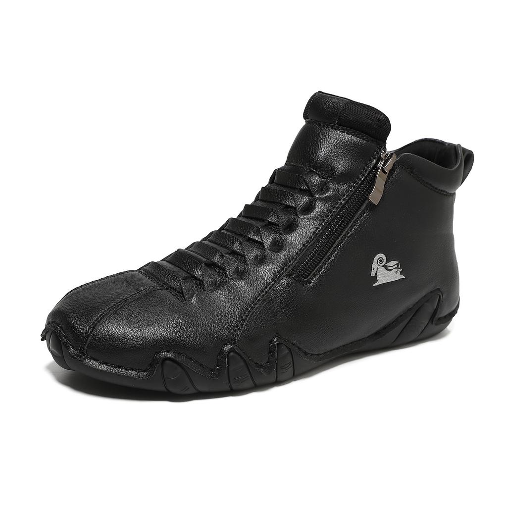 Men's and Women's Handmade Stitched Women's Shoes with Cow Tendon Soft Sole, Autumn and Winter Flat Sole, Single Shoes, Casual Shoes