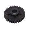 34T RC Motor Gear M1.0 8mm Gear Bore Steel Black RC Motor Pinion Gear for Arrma 17 18 RC Cars