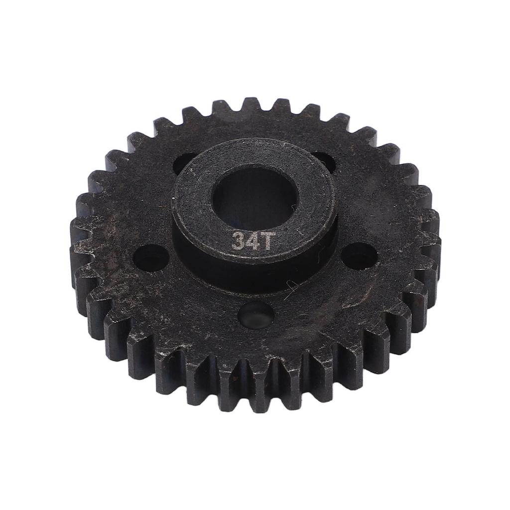 34T RC Motor Gear M1.0 8mm Gear Bore Steel Black RC Motor Pinion Gear for Arrma 17 18 RC Cars