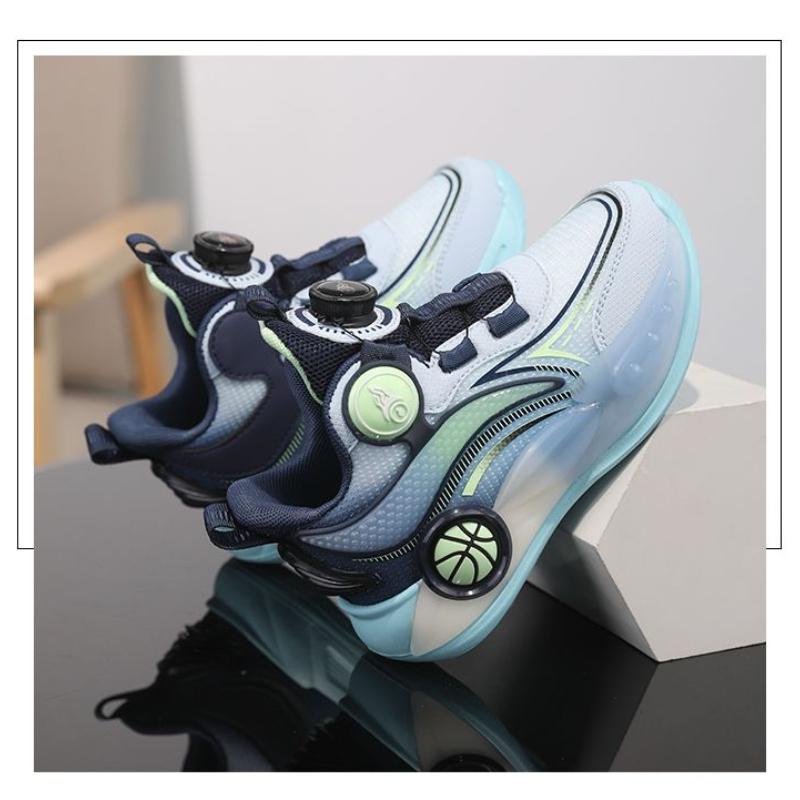 Boys' Sneakers Children' Outdoor Training Shoes Lace-free Running Shoes for Children